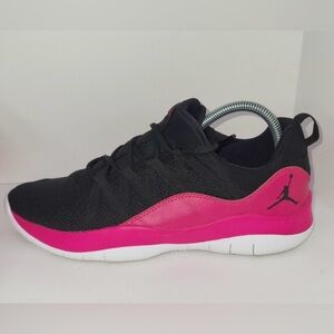 Nike Jordan Deca Black Pink 844371-009 Girl's Sneakers - 8Y